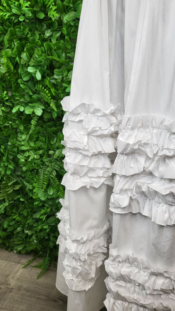 Trelise Cooper White Frill Dont Care Skirt (8-10)