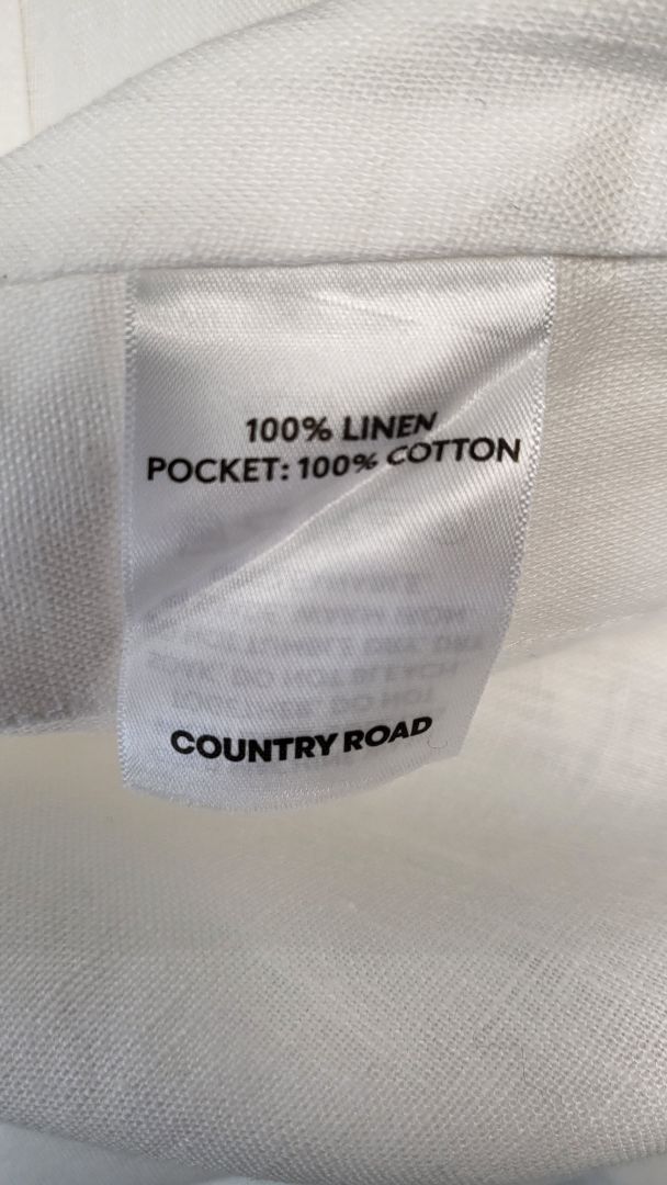 Country Road White Linen Shirt Dress (10)