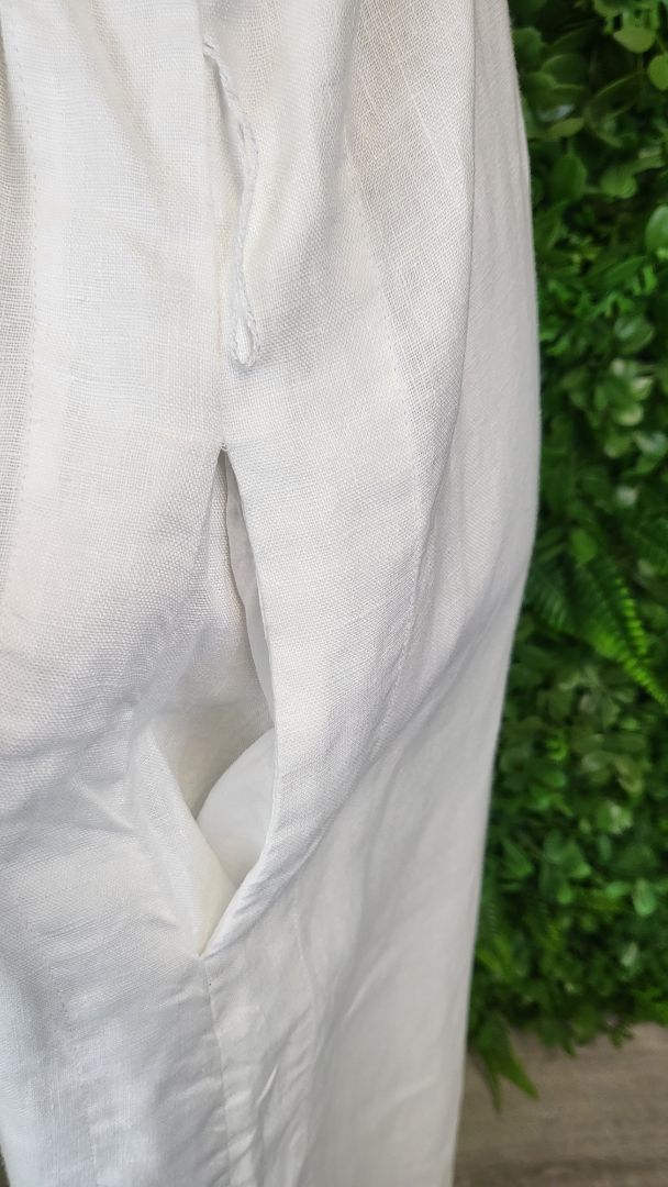 Country Road White Linen Shirt Dress (10)