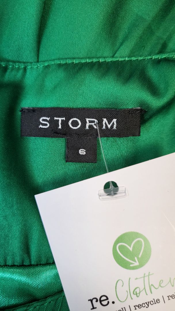 Storm Green Pleat Dress (8)