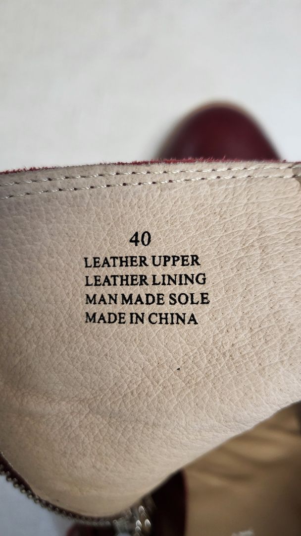Isabella Anselmi Plum Leather Boot (40)