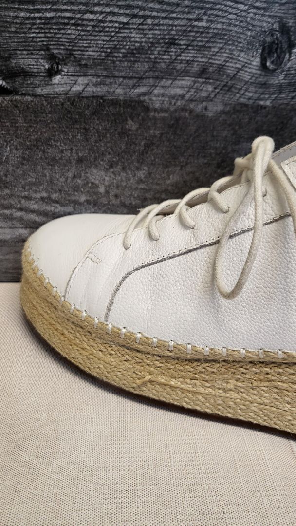 Minx White Espadrille Sneaker (40)