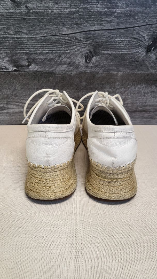 Minx White Espadrille Sneaker (40)