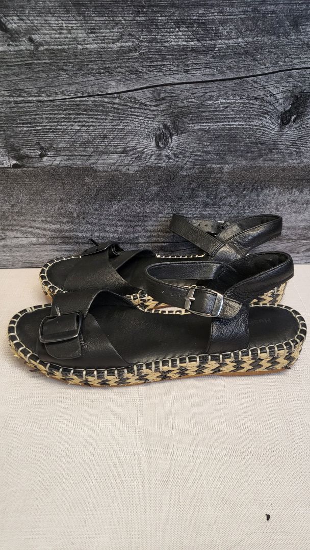 Hush Puppies Black Espadrille Sandal (40)