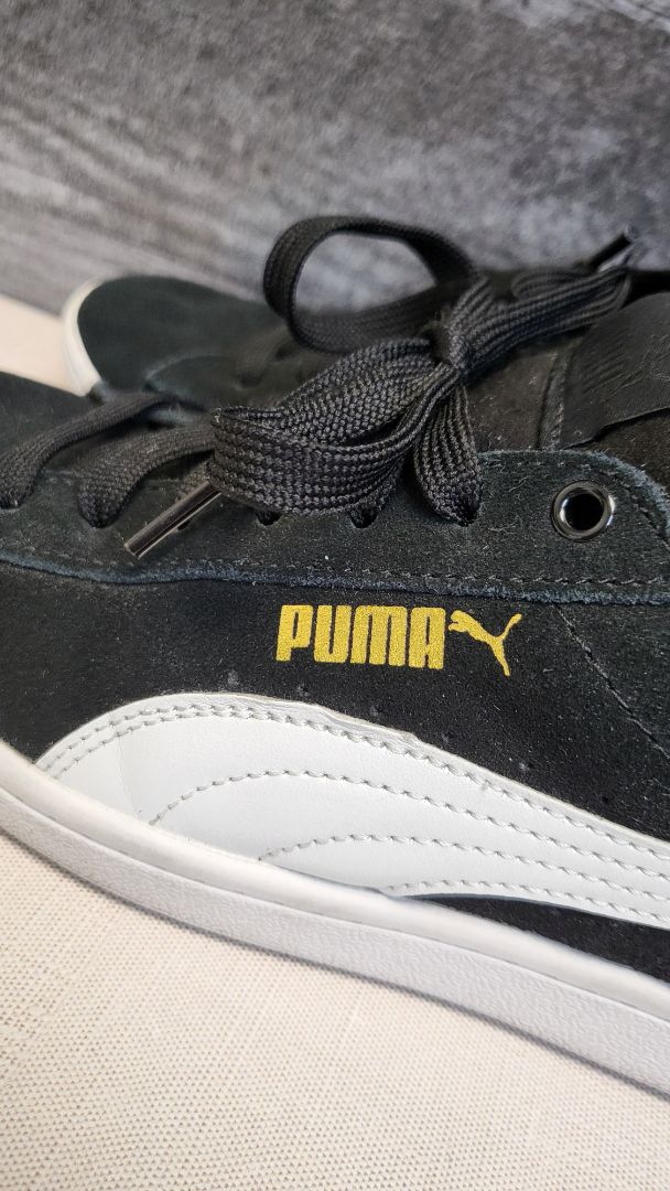 Puma Black Suede Sneaker (37.5)