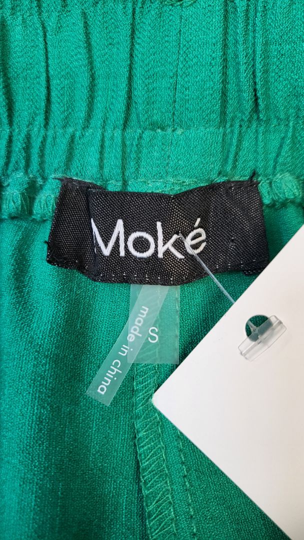 Moke Green Wide Leg Pant (10)