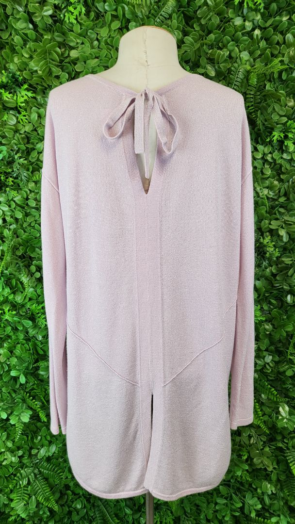 Loobies Story Pink Sparkle Knit Top (14)