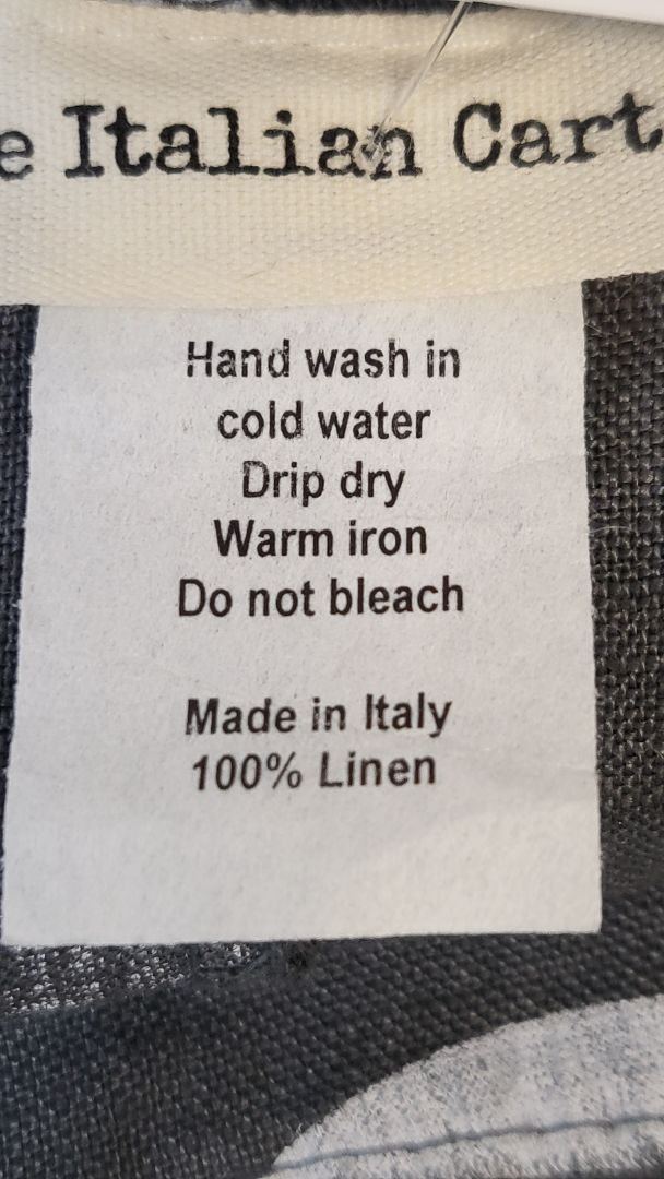 Italian Cartel Gray Linen Dress (12-14)