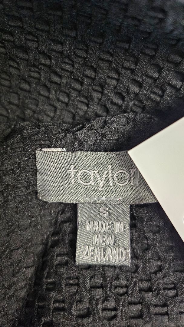 Taylor Black Textured Dress (10)