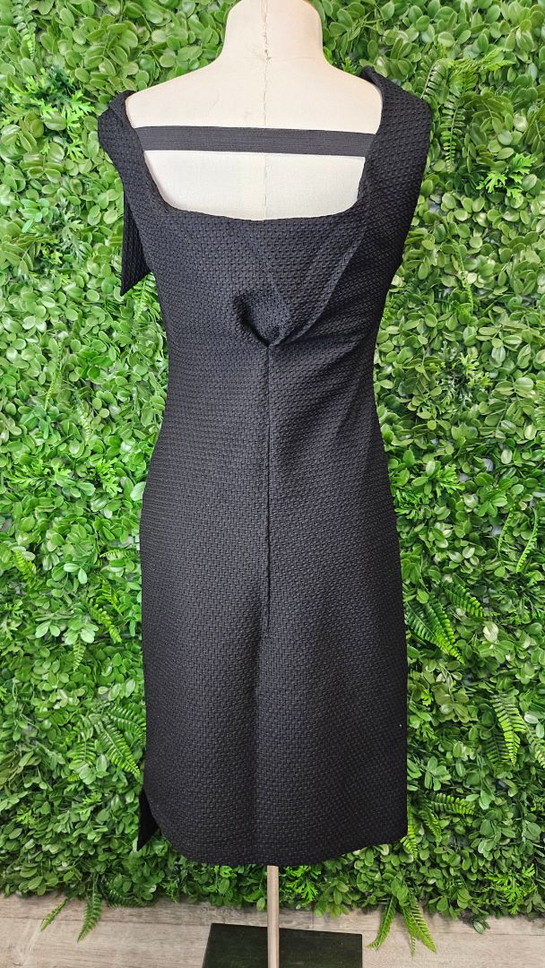 Taylor Black Textured Dress (10)