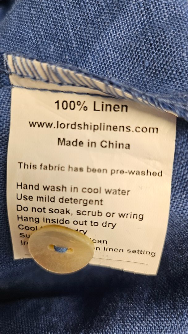 Lordship Linen Periwinkle Blue Linen Dress (16)