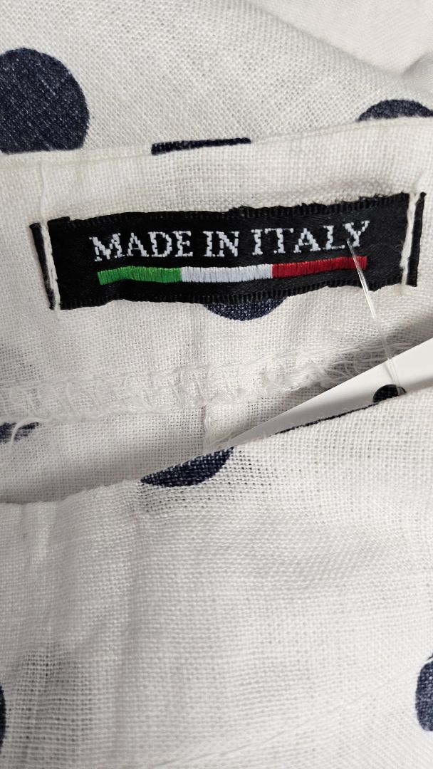 Made In Italy White Linen Dress (12)