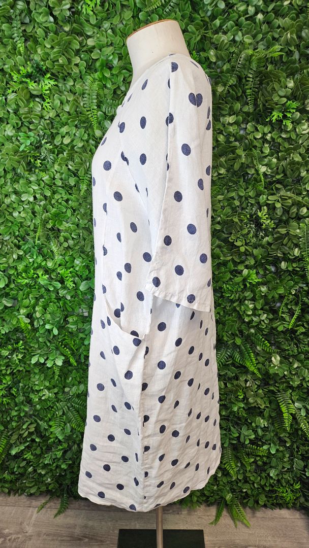 Made In Italy White Linen Dress (12)