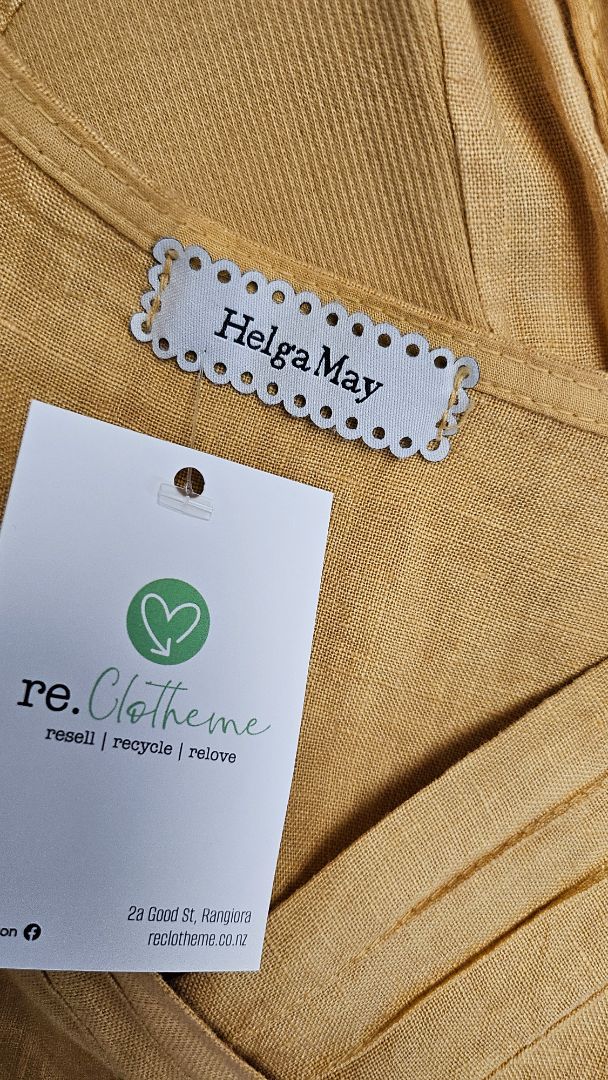 Helga May Gold Embroidered Dress (14)