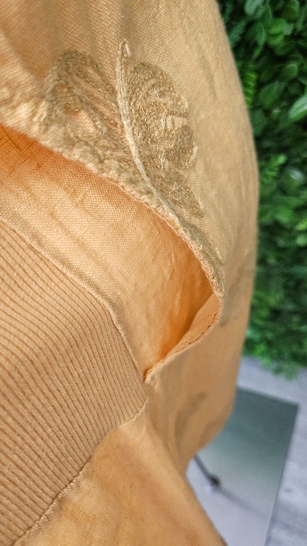 Helga May Gold Embroidered Dress (14)