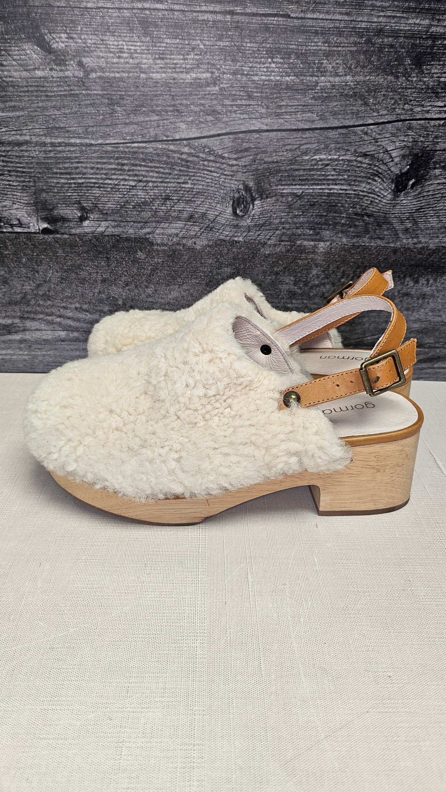 Gorman Cream Sherpa Clog (38)