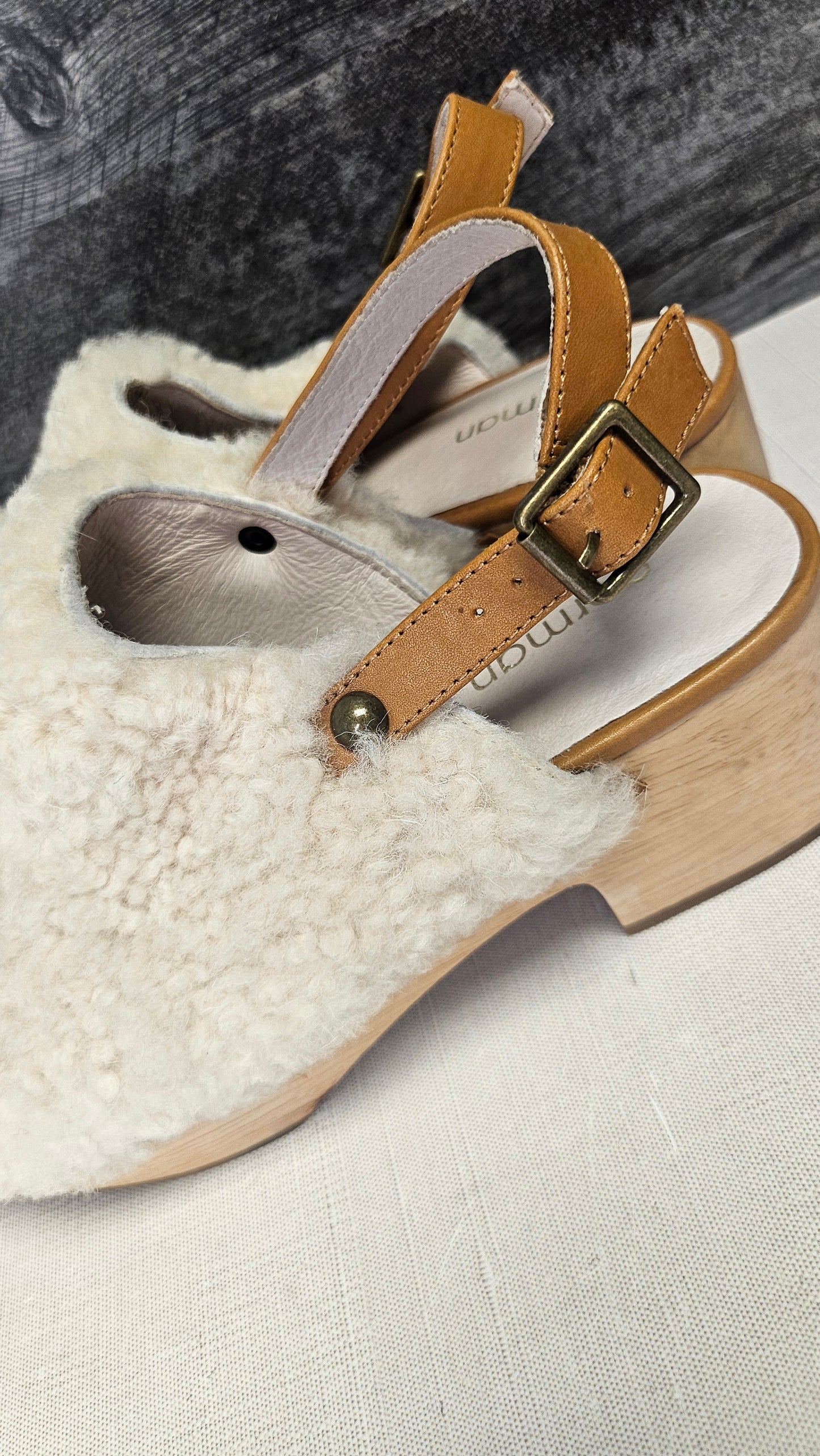 Gorman Cream Sherpa Clog (38)