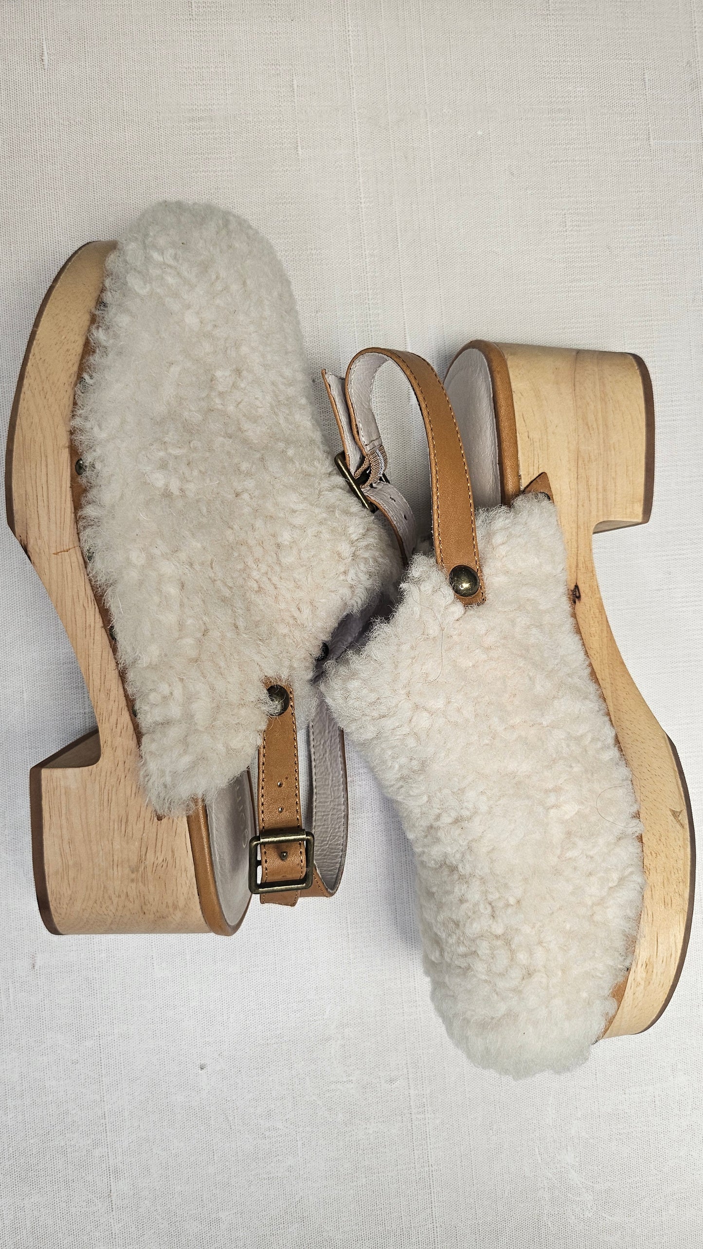 Gorman Cream Sherpa Clog (38)