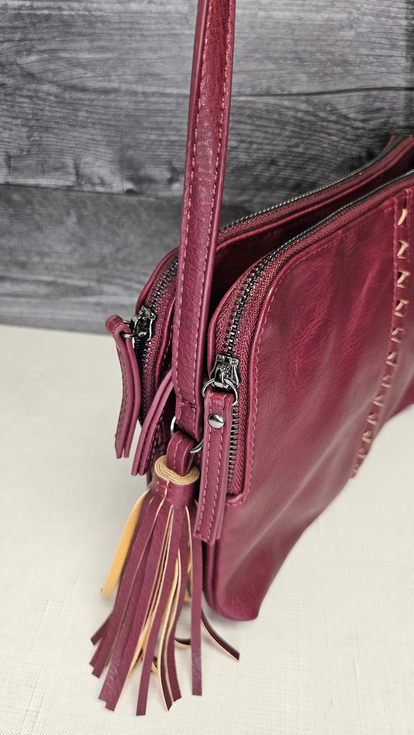 Black Caviar Port Tassel Bag BNWT