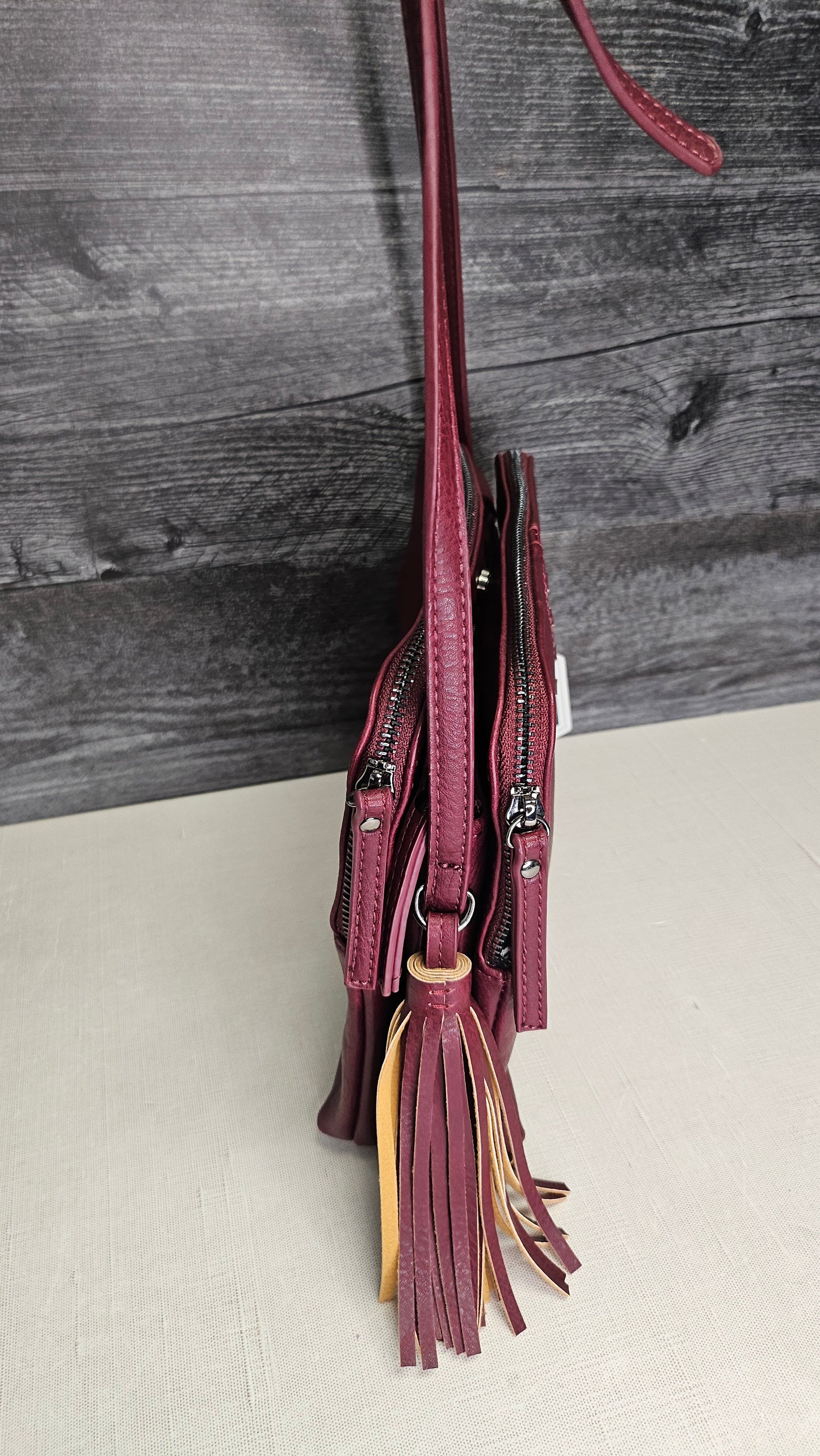 Black Caviar Port Tassel Bag BNWT