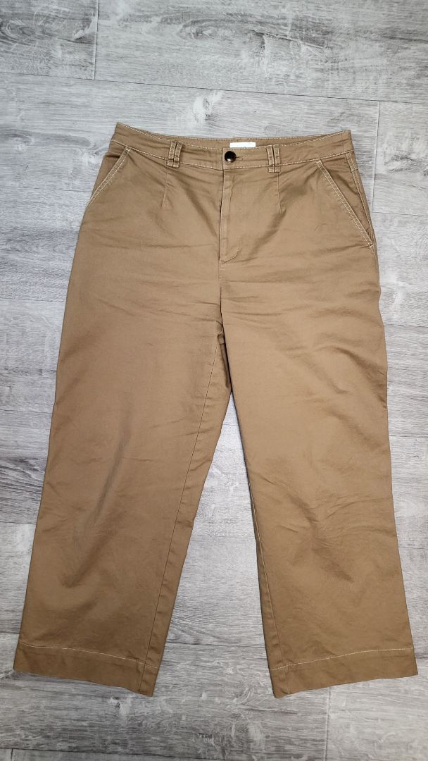 Jag Tan Wide Leg Crop Pant (12)