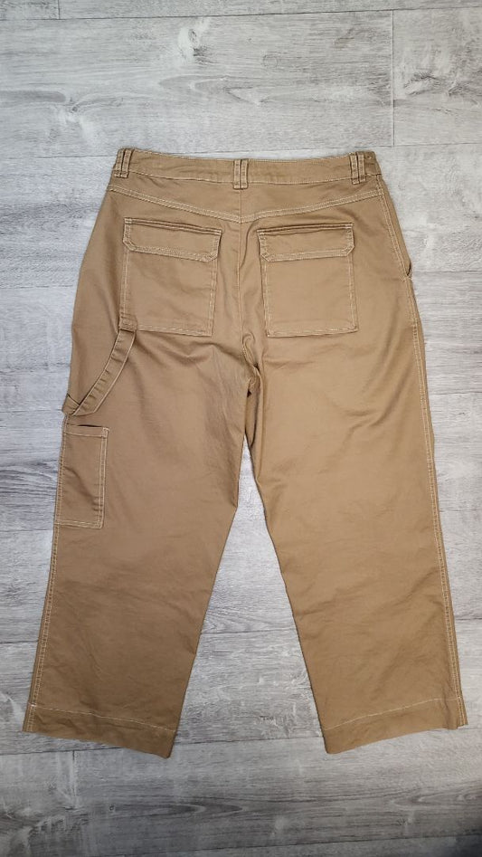 Jag Tan Wide Leg Crop Pant (12)