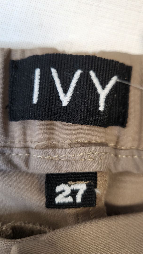 Ivy Beige Slim Leg Pant (9)