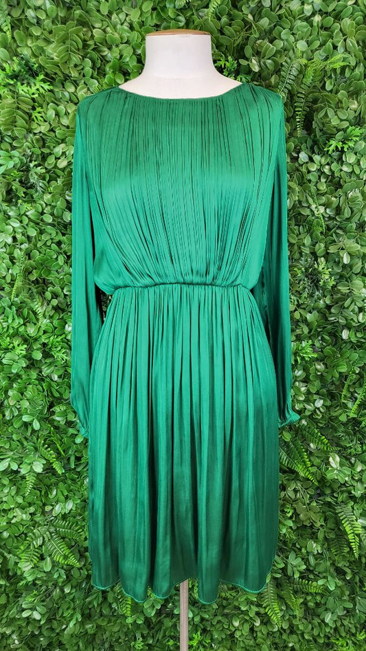 Storm Green Pleat Dress (8)