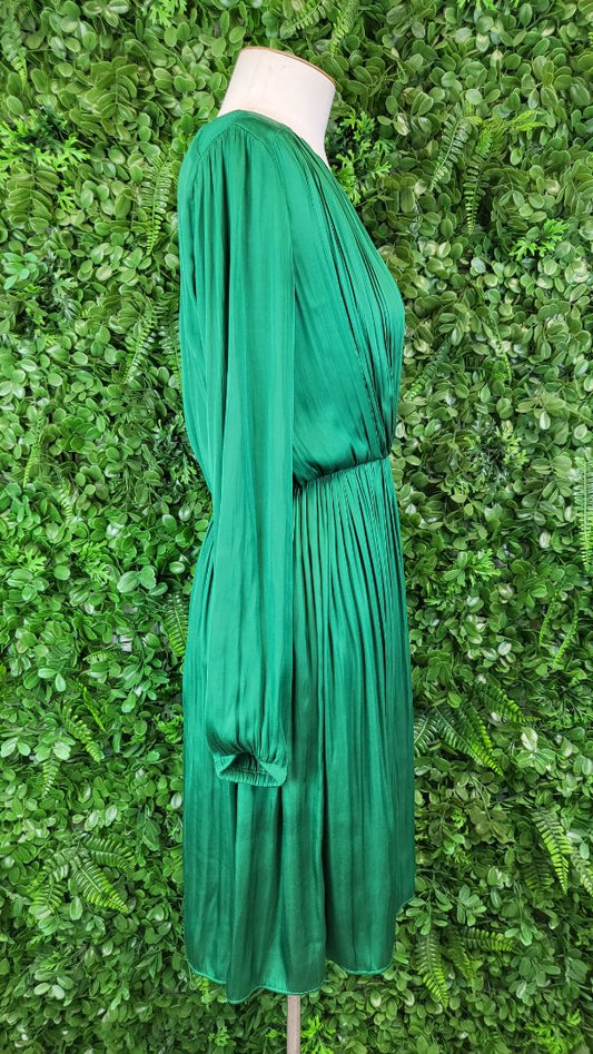 Storm Green Pleat Dress (8)