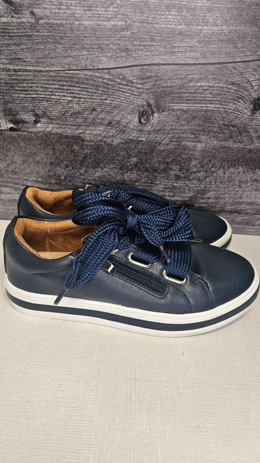 Step On Air Navy Leather Sneaker (39)