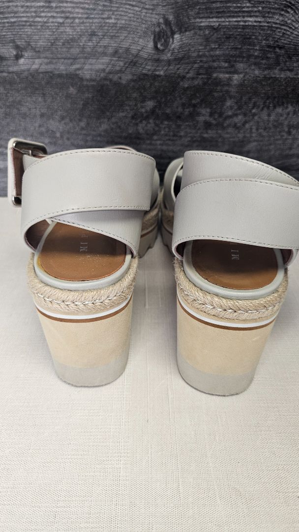 Mi Piaci Vintage Cream Wedge Sandal (39)