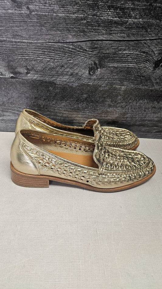 Bresley Gold Metallic Loafer (40)