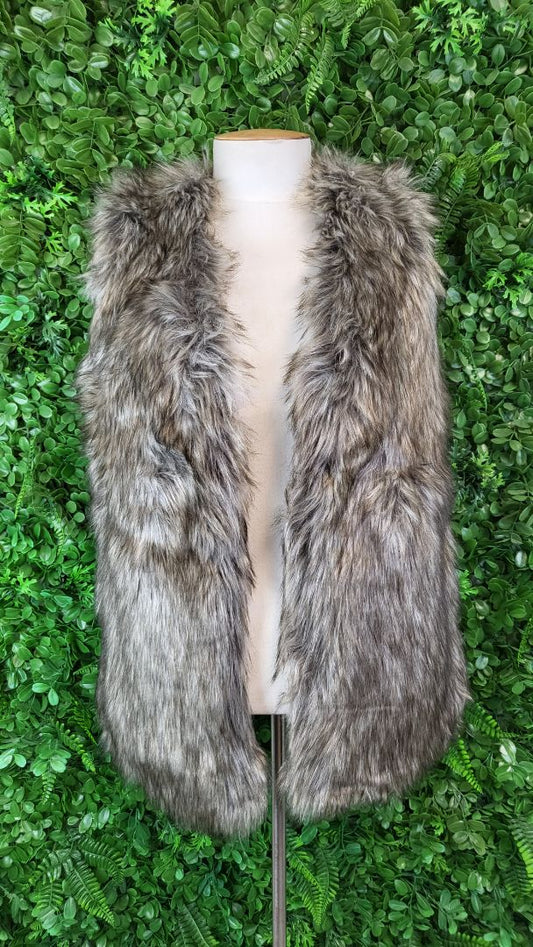 Sass Multi Faux Fur Vest (10-12)