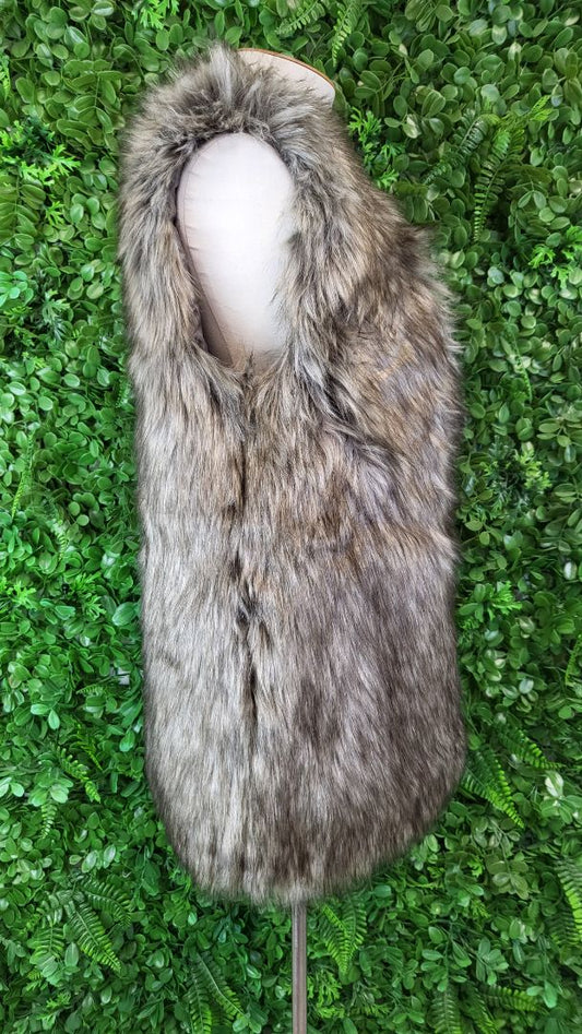 Sass Multi Faux Fur Vest (10-12)