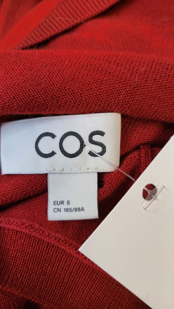 Cos Red Hooded Knit (10)