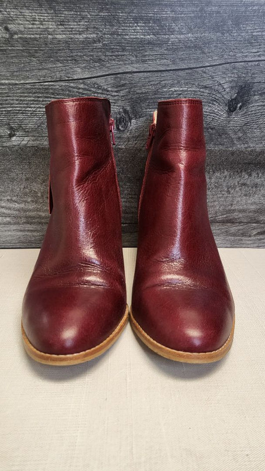 Isabella Anselmi Plum Leather Boot (40)
