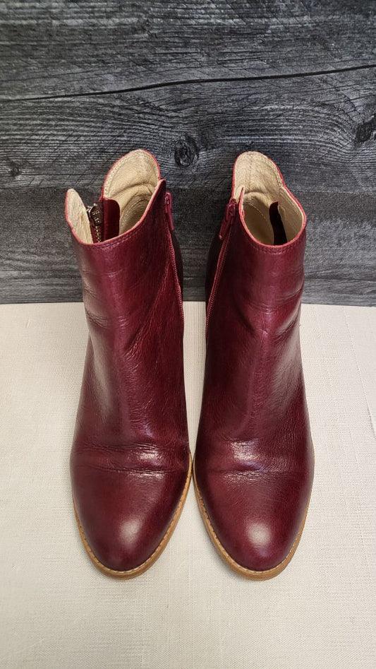 Isabella Anselmi Plum Leather Boot (40)
