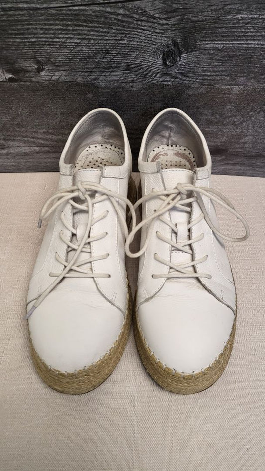 Minx White Espadrille Sneaker (40)