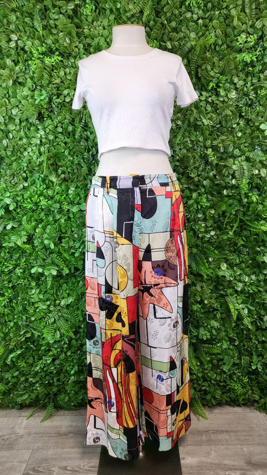 Cooper Print Turn It Up Pant (8-10)