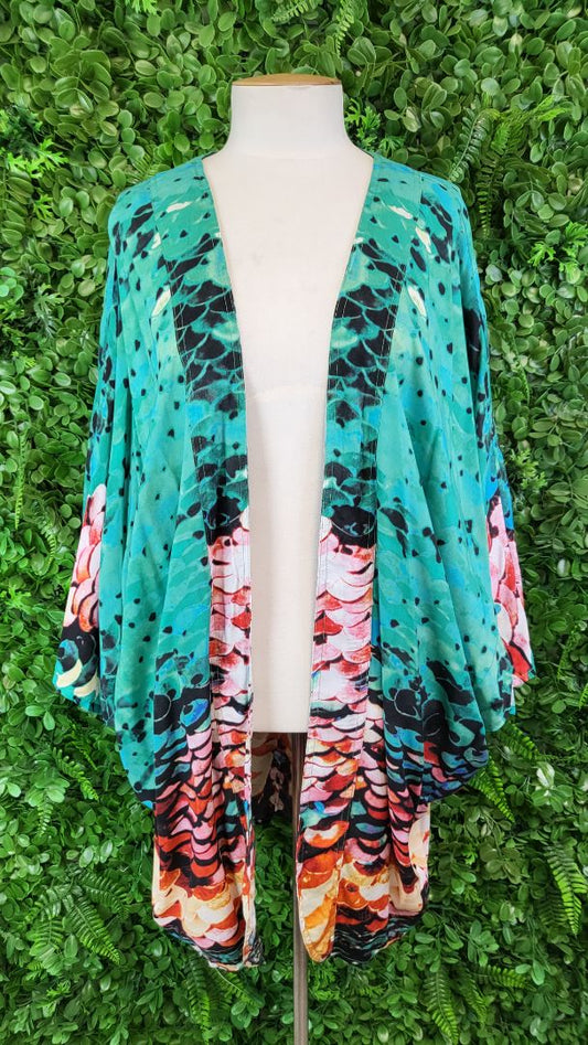 Taking Shape Print Kaftan Top (18-24)