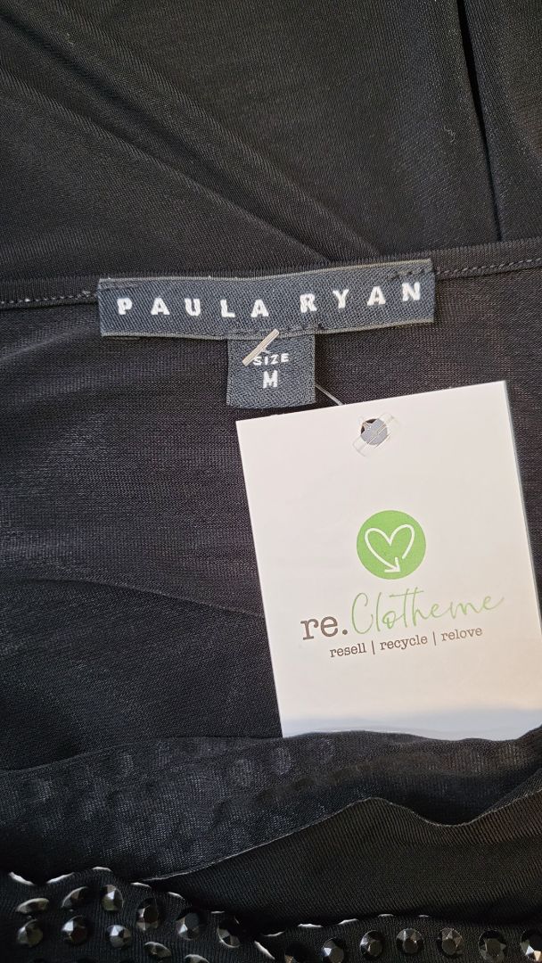 Paula Ryan Black Evening Top (12)