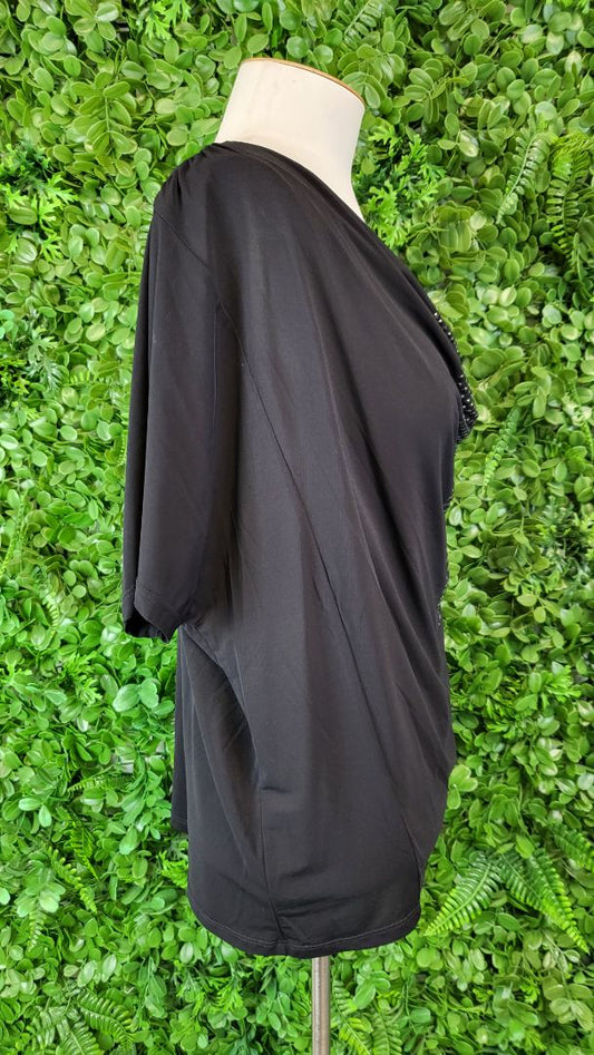Paula Ryan Black Evening Top (12)