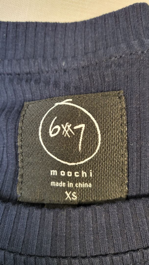 Moochi Navy Ribbed Top (10)