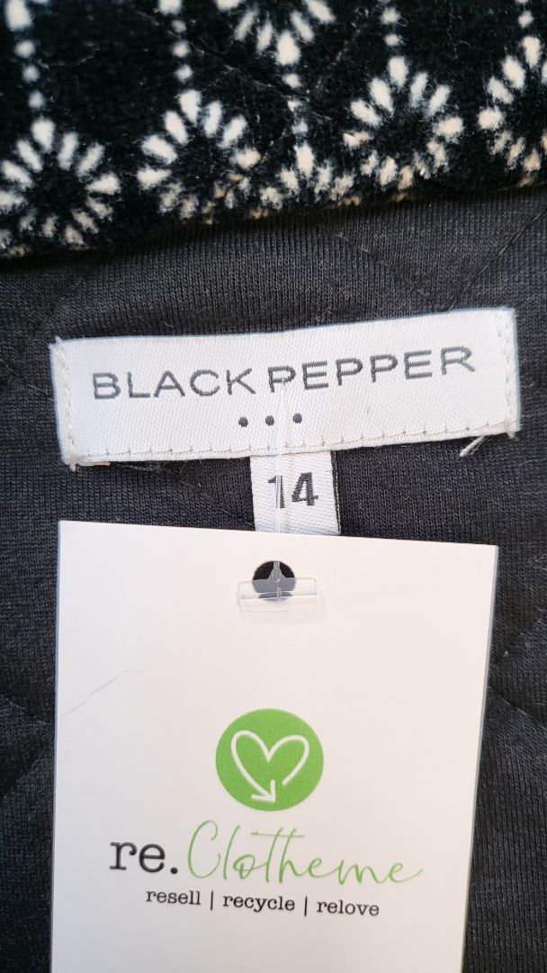 Black Pepper Print Vest (14)