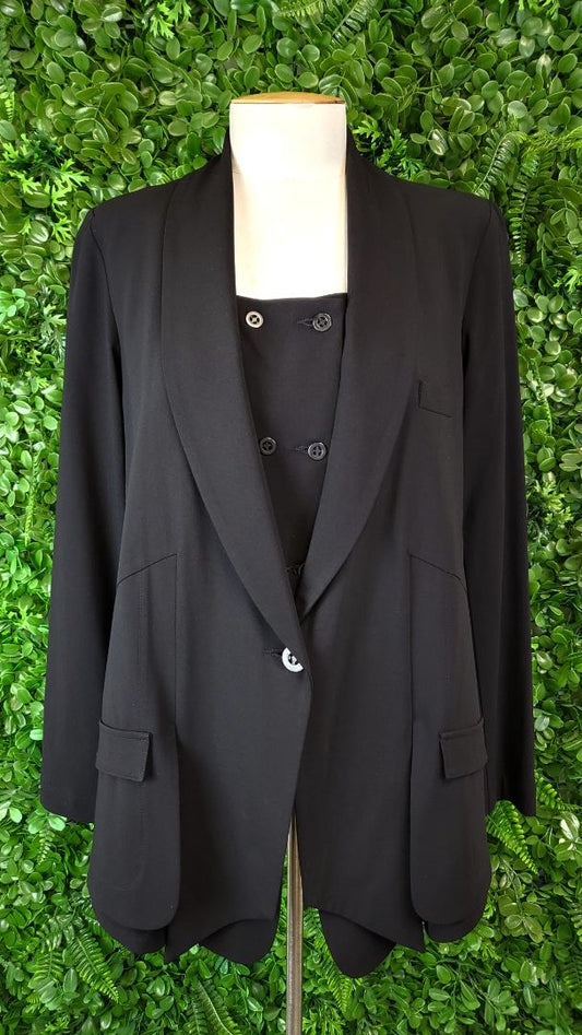 Jane Daniels Black Vest/Blazer (10)