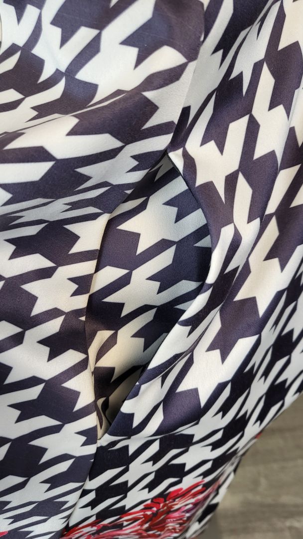 MacKenzie Mode Print Fit Flare Dress (8)