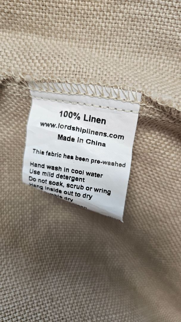 Lordship Linen Oat Linen Trench Coat (14-16)