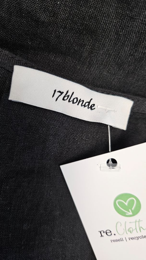 17 Blonde Black Linen Jacket (16)