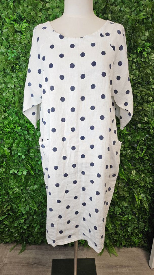 Made In Italy White Linen Dress (12)