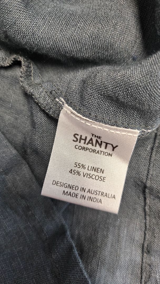 The Shanty Green Linen Blouse (16)